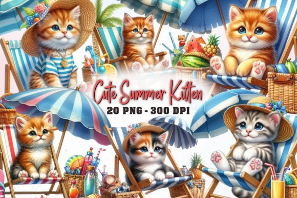 Cute Summer Kitten Sublimation: Design Ideas & Uses