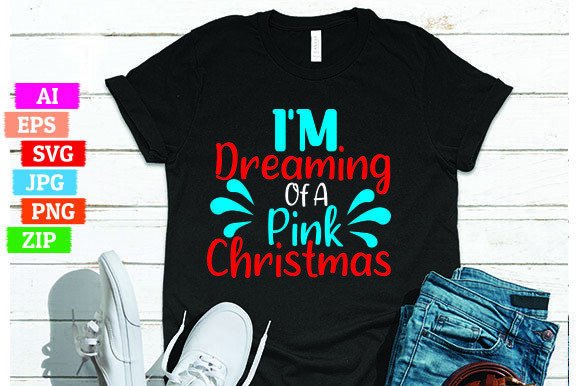 Dreaming of a Pink Christmas: A Bold POD Design Opportunity