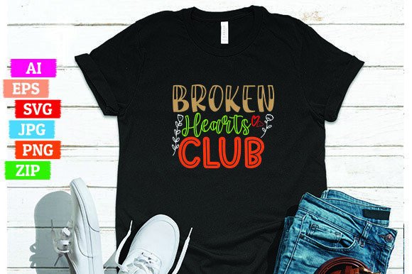 Evaluating the Broken Hearts Club T-Shirt Design for Your Print on Demand Business