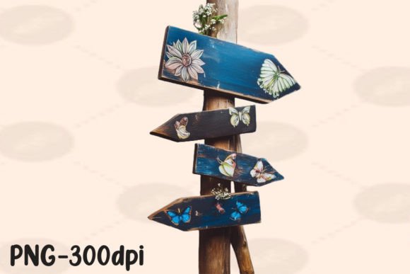 Floral Wooden Signs Sublimation