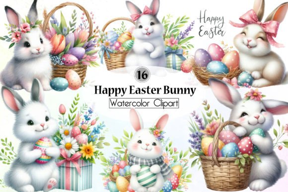 Happy Easter Bunny Clipart for Every Creator