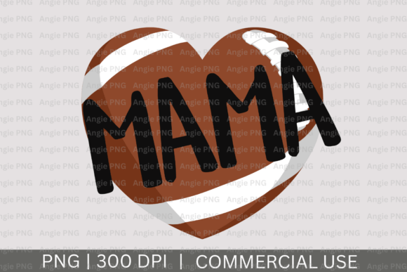 Mama Love Football PNG: A Versatile Design Resource for Creators and Small Business Owners