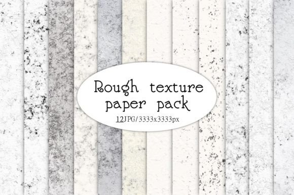 Rough Texture Paper Pack White: Elevate Your Creative Projects with Distressed Elegance
