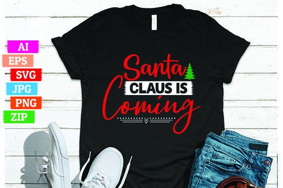 Santa Claus is Coming: Creative T-Shirt Design Ideas
