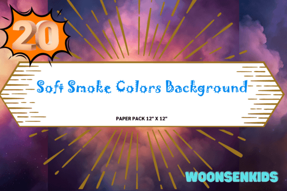 The Art of Atmosphere: Why the New Soft Smoke Colors Background Watercolor PNG KDP Digital Paper Pack Elevates Creative Projects
