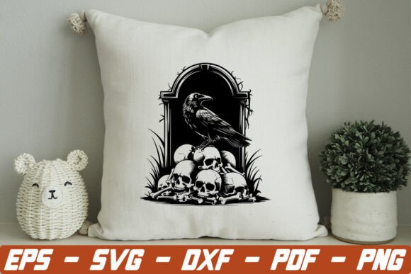 Tomb Stone Skeleton SVG & Halloween SVG Design Assets Guide